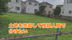 土地を売却して相続人間で分けたい